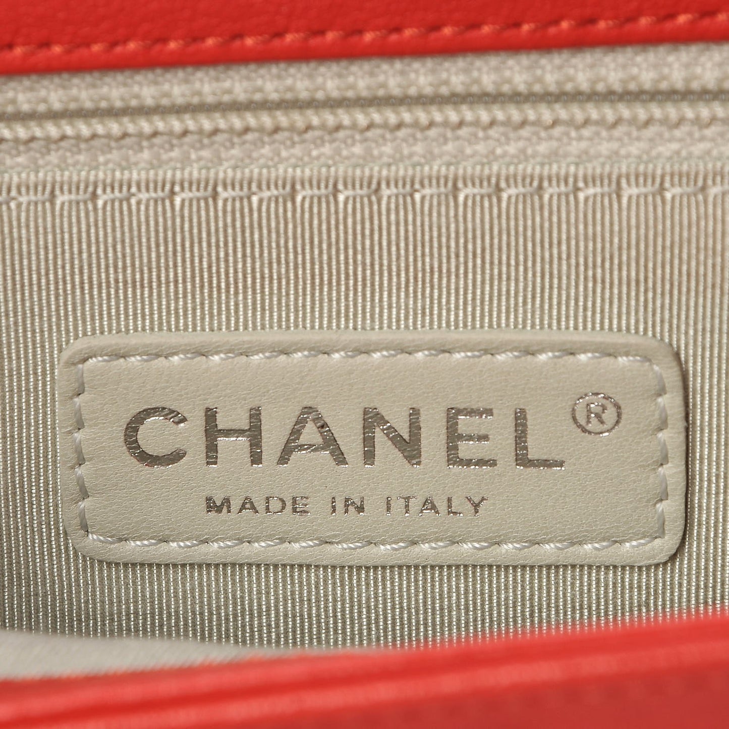 Washed Lambskin Mini Chain Around Messenger Red