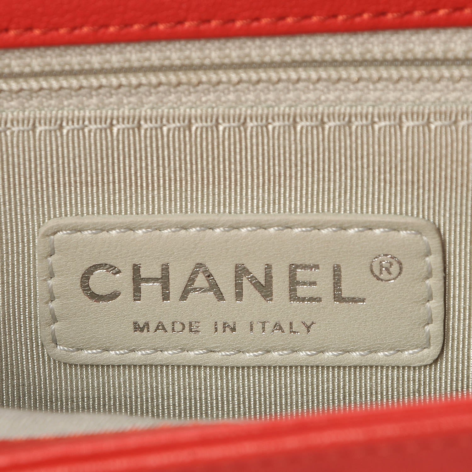 Chanel Washed Lambskin Mini Chain Around Messenger Red 7 of 8