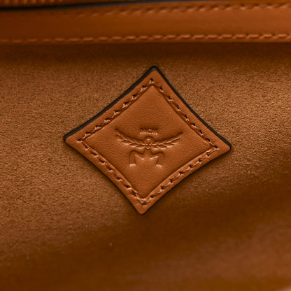 MCM Visetos Medium Aren Messenger Bag Cognac 6 of 10