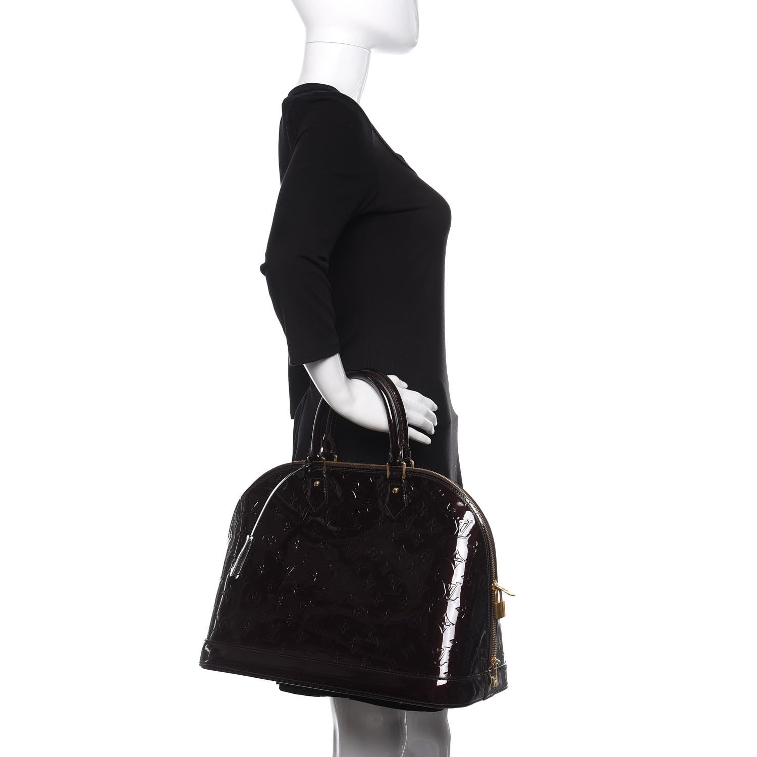 Louis Vuitton Vernis Alma GM Amarante 2 of 10