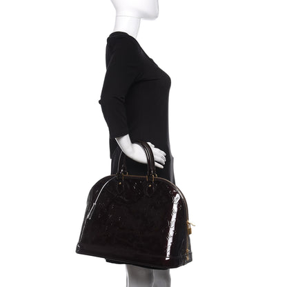 Louis Vuitton Vernis Alma GM Amarante 2 of 10