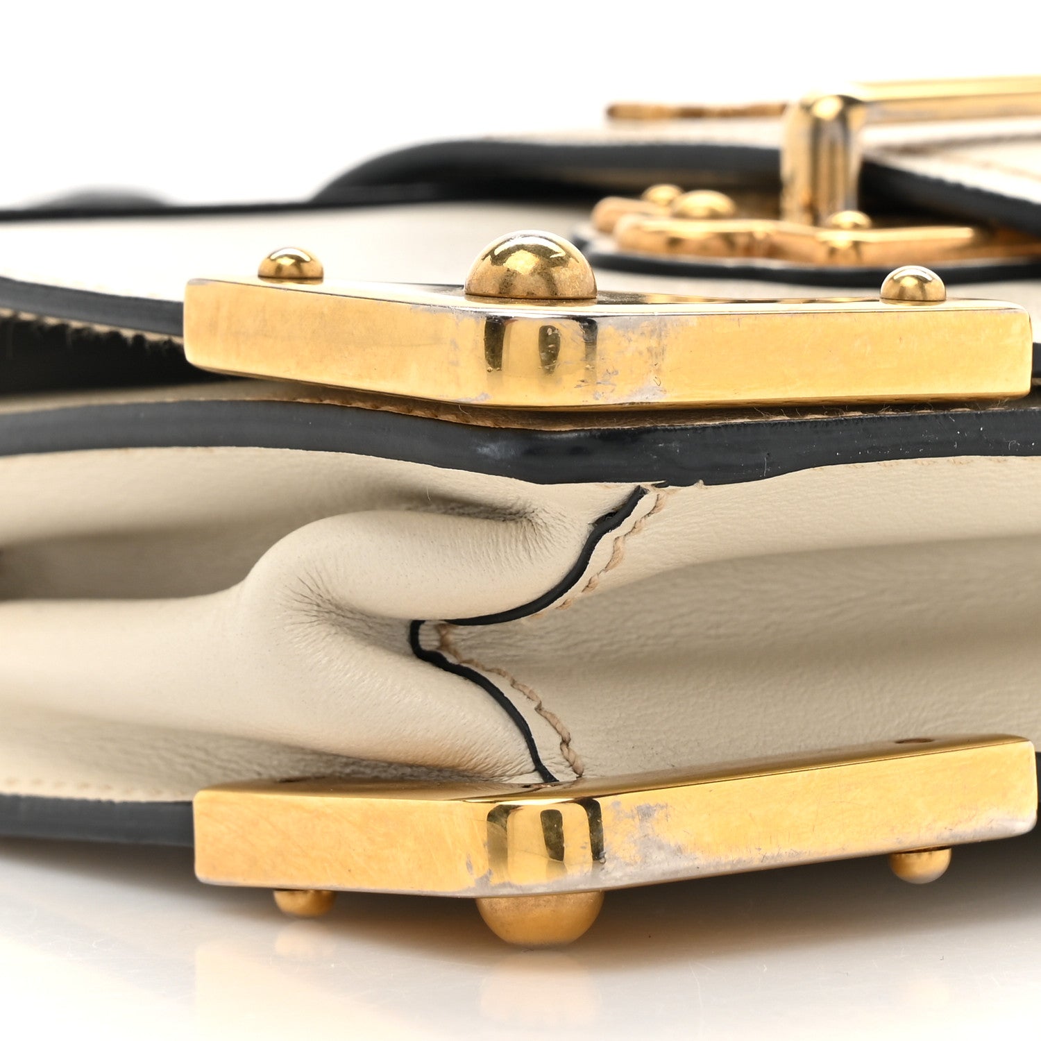 Prada City Calf Saffiano Cahier Bag Talco Black 9 of 11