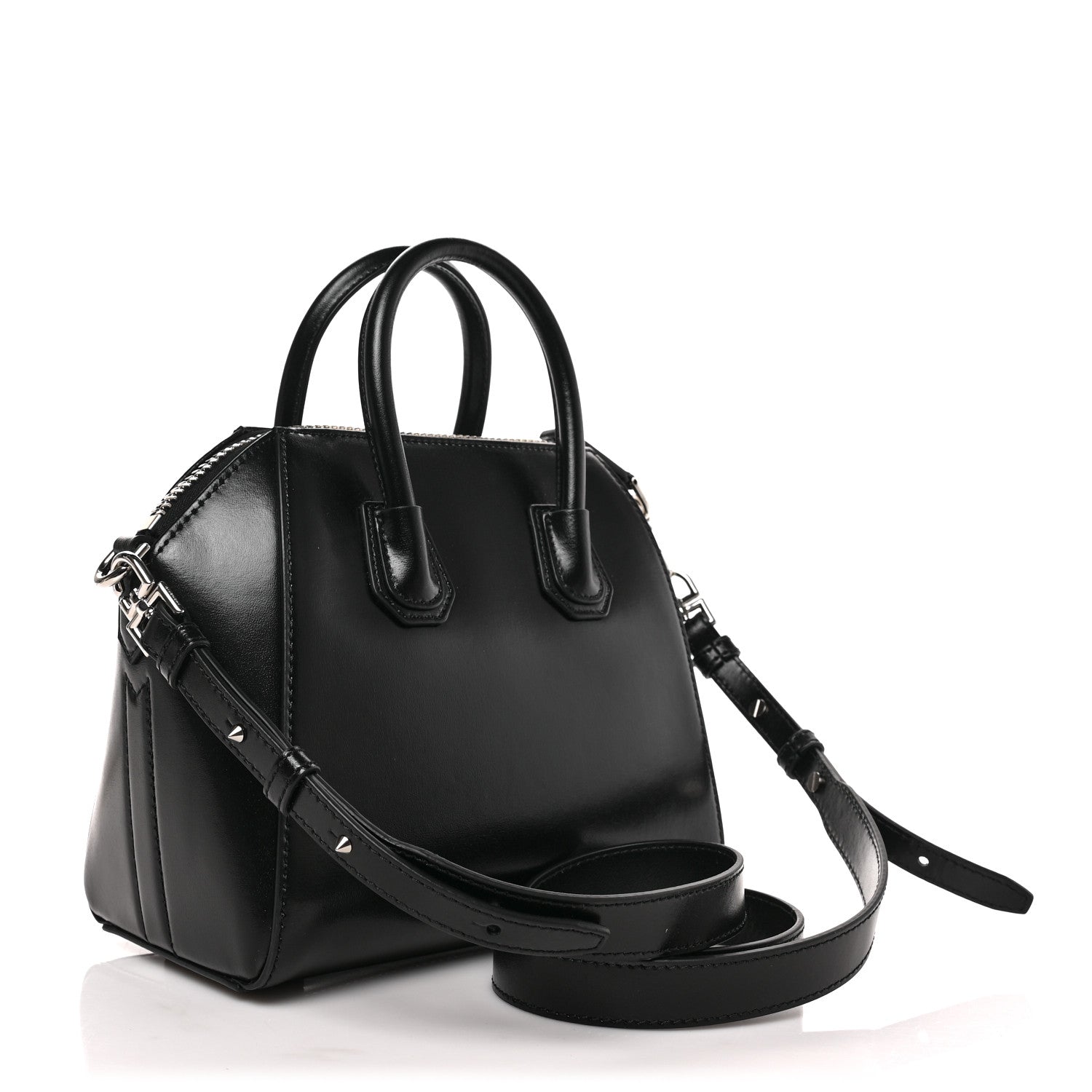 Givenchy Shiny Lord Calfskin Mini Antigona Black 3 of 8