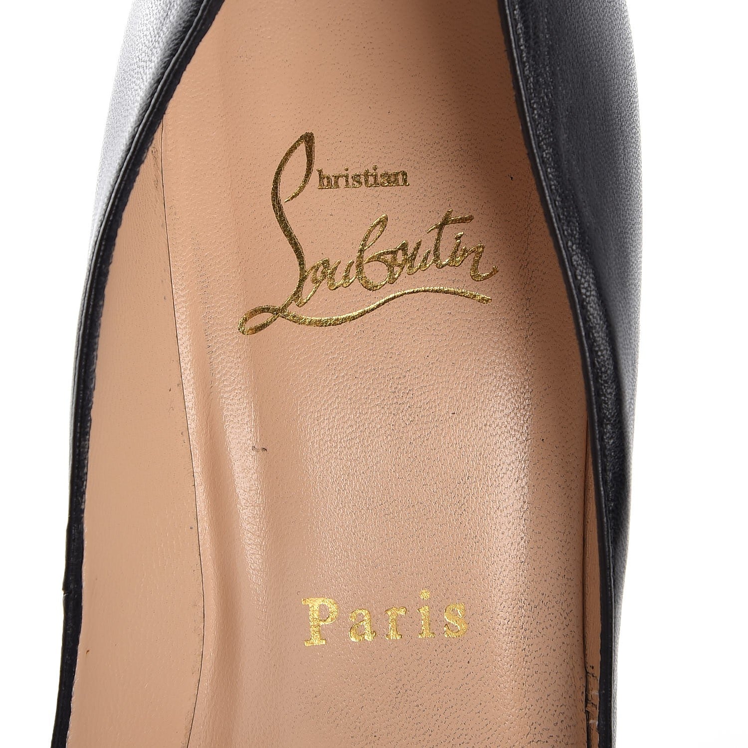 Christian Louboutin Kid Very Prive 120 Pumps 39 Black Red 7 of 10