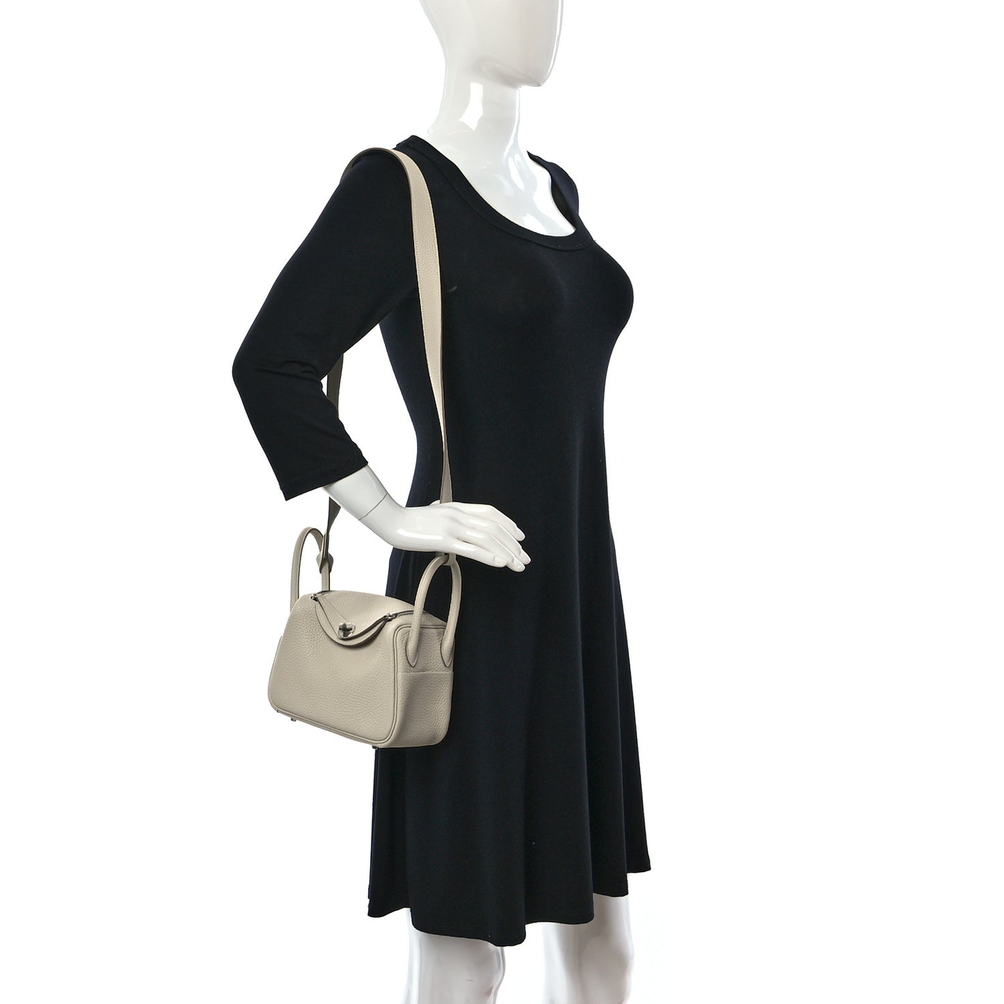 Taurillon Clemence Mini Lindy 20 Craie