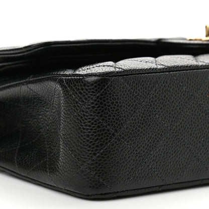 Chanel Caviar Quilted Medium Double Flap Black 9 of 11