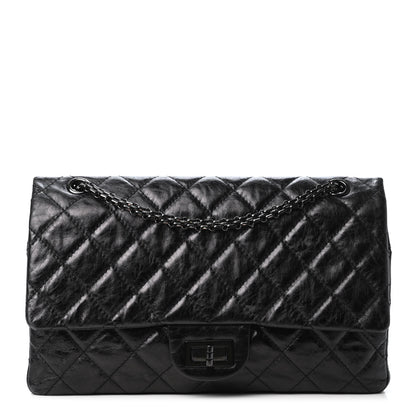 Chanel Metallic Aged Calfskin Quilted 2.55 Reissue 227 Flap So Black 1 of 4
