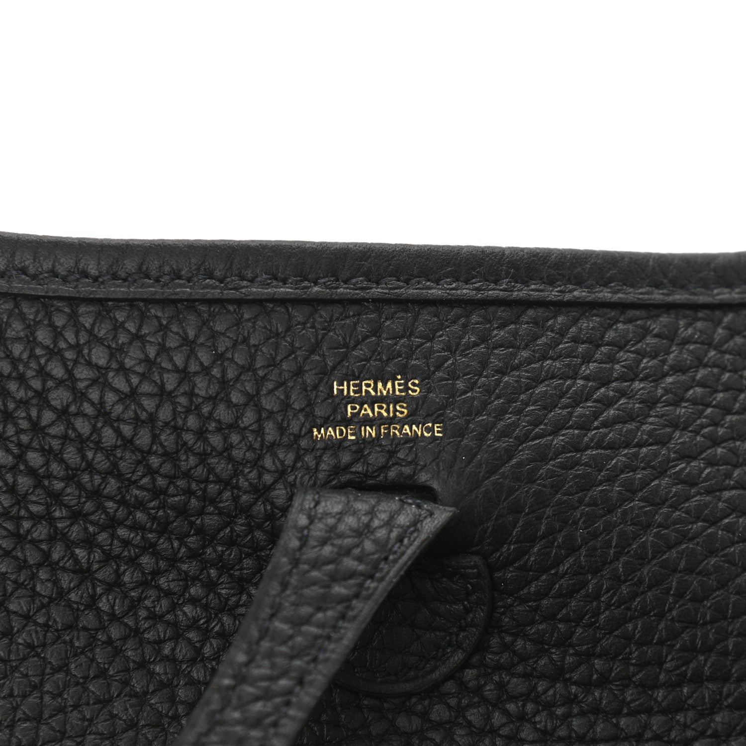 Hermes Taurillon Clemence Evelyne TPM Black 6 of 11