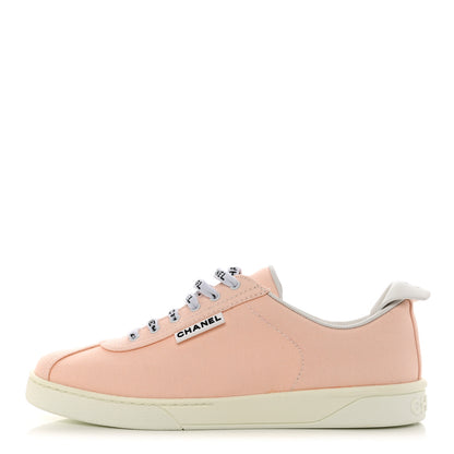 Chanel Canvas Womens Sneakers 39 Light Pink 1 of 9
