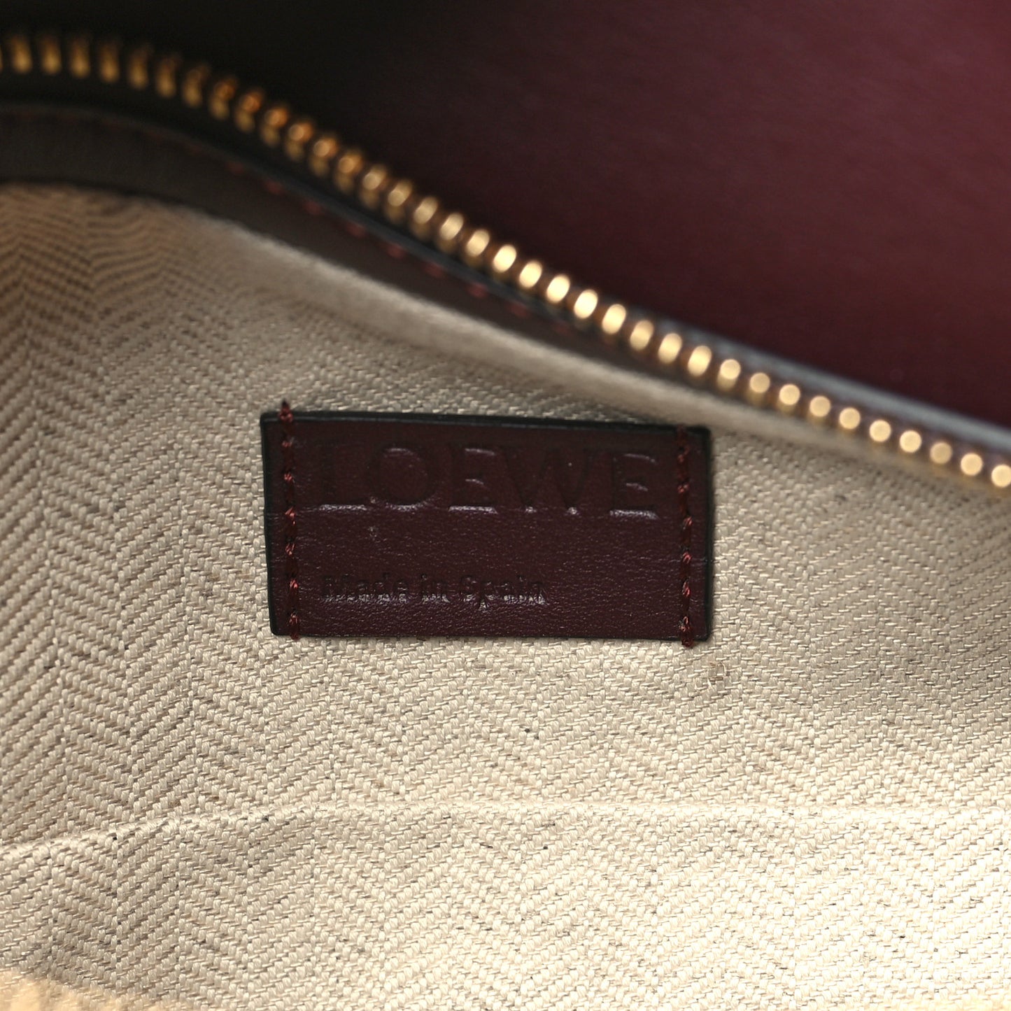 Calfskin Puzzle Hobo Prune