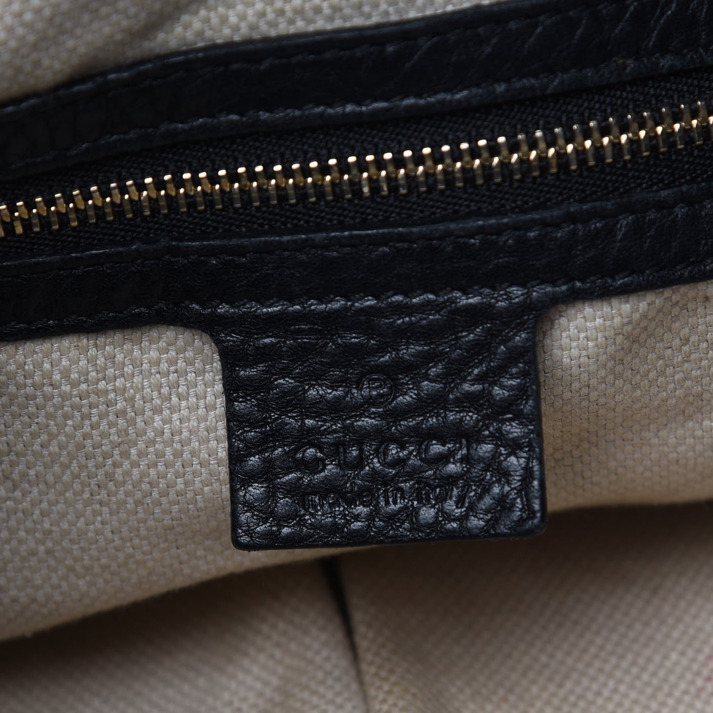 Pebbled Calfskin Medium Soho Chain Shoulder Bag Black