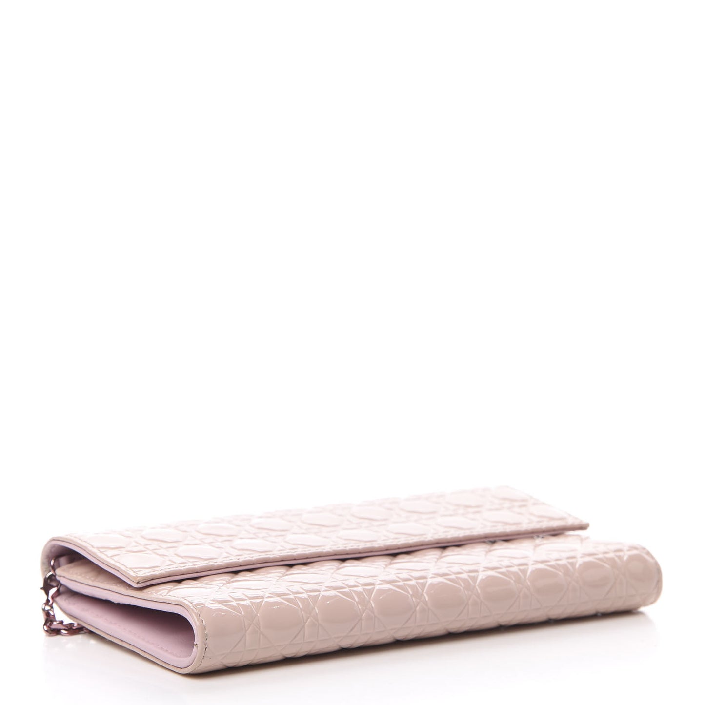Patent Cannage Rendezvous Chain Wallet Pink