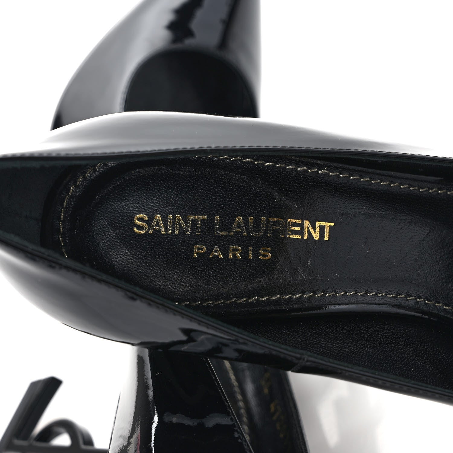 Saint Laurent Patent Opyum 110 Pumps 37.5 Black 7 of 7