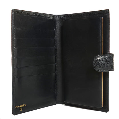 Chanel Caviar CC French Wallet Black 5 of 8