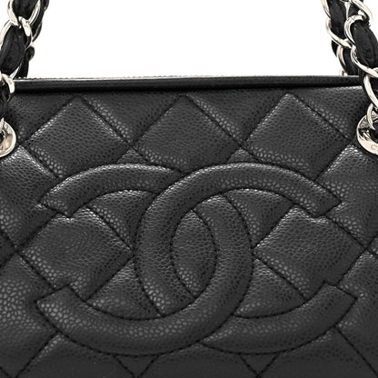 Chanel Caviar Quilted Timeless CC Shoulder Bag Black 8 of 12