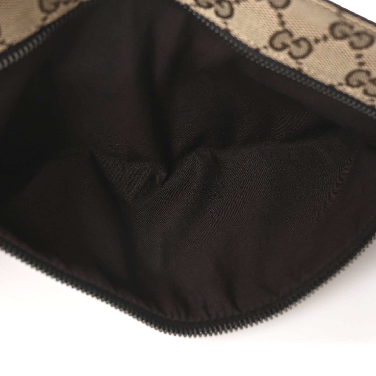 Monogram Web Belt Bag Dark Brown