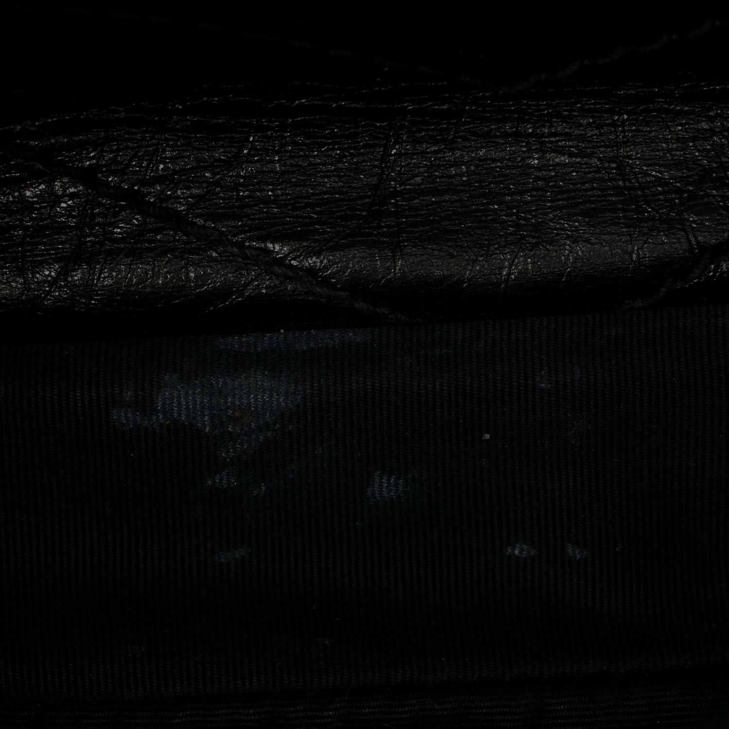 Saint Laurent Crinkled Calfskin Matelasse Monogram Large Niki Chain Satchel Black 6 of 11