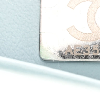Chanel Iridescent Caviar Quilted Extra Mini Coco Handle Flap Light Blue 7 of 11