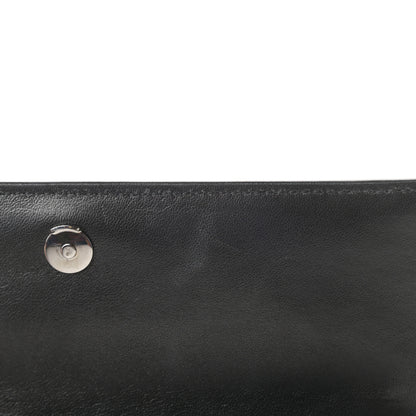 Saint Laurent Calfskin Lizard Embossed Small Pochette Black 11 of 11