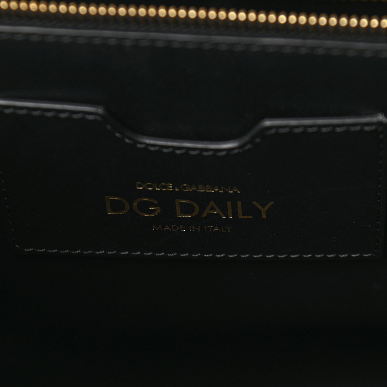 Dolce & Gabbana Calfskin Medium DG Daily Shopper Tote Black 6 of 10
