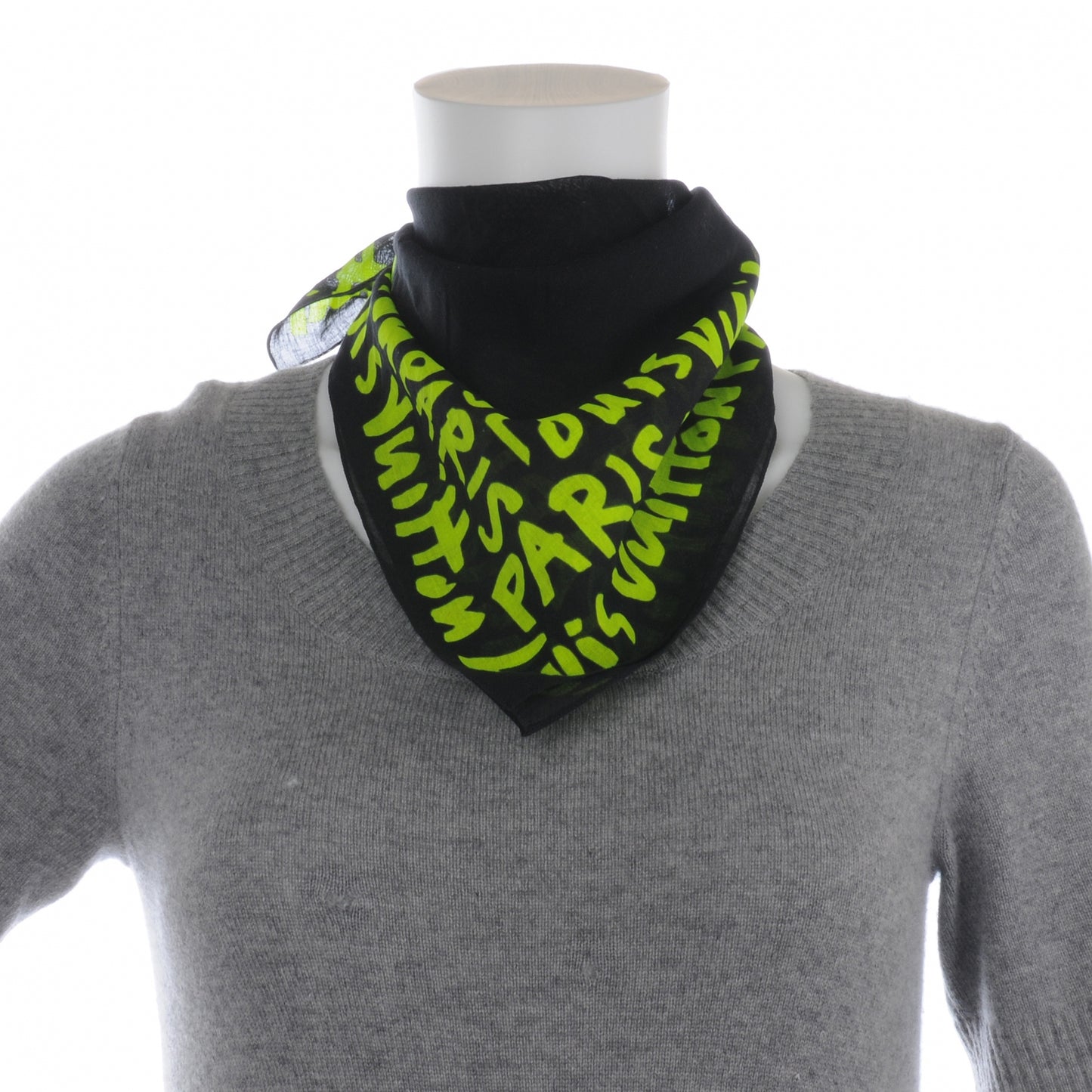 Cotton Graffiti Bandana Green