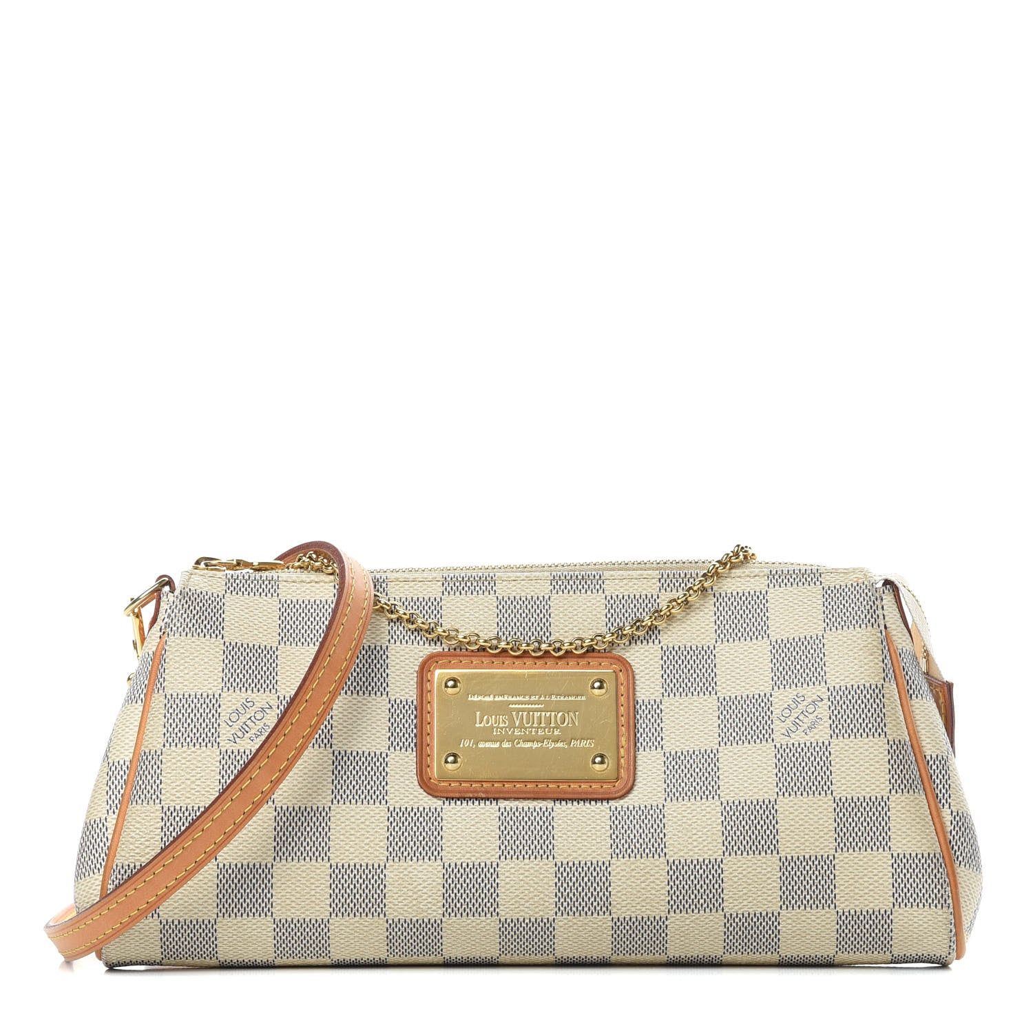 Louis Vuitton Damier Azur Eva Clutch 1 of 13
