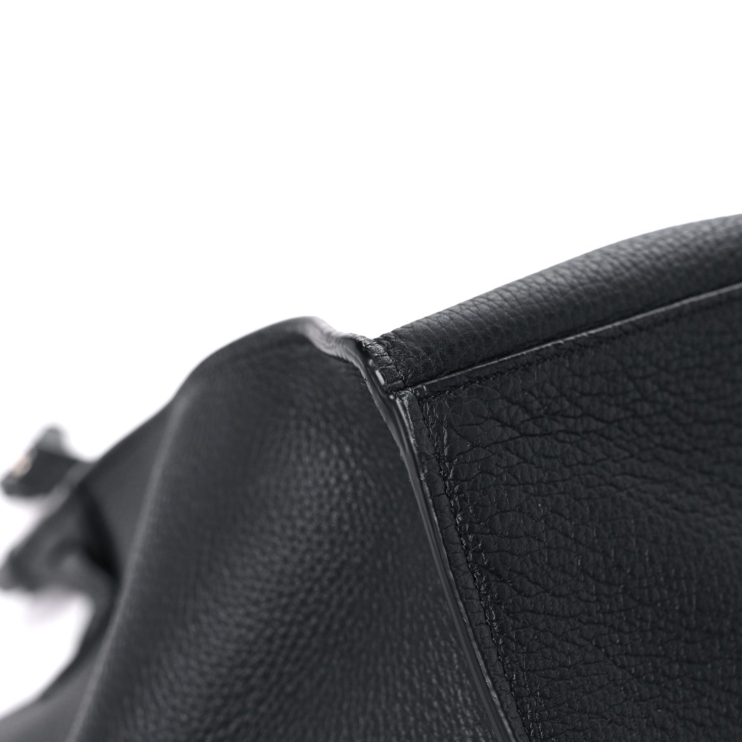 Celine Supple Grained Calfskin Small Long Strap Big Bag Black 7 of 14