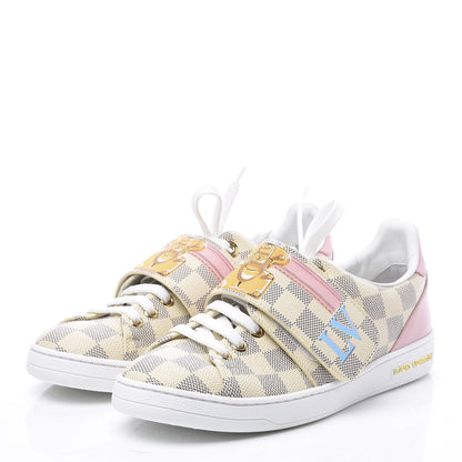 Louis Vuitton Damier Azur Summer Trunks Frontrow Sneakers 37 2 of 10