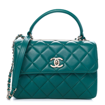 Chanel Lambskin Quilted Small Trendy CC Flap Dual Handle Bag 1 of 4
