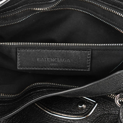 Balenciaga Chevre Silver Metallic Edge Hardware City Black 7 of 8