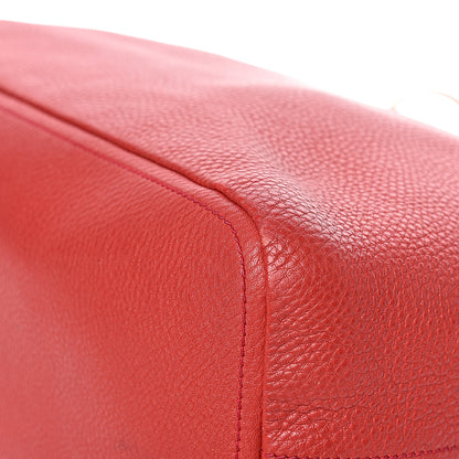 Prada Vitello Daino Hobo Red 15 of 16