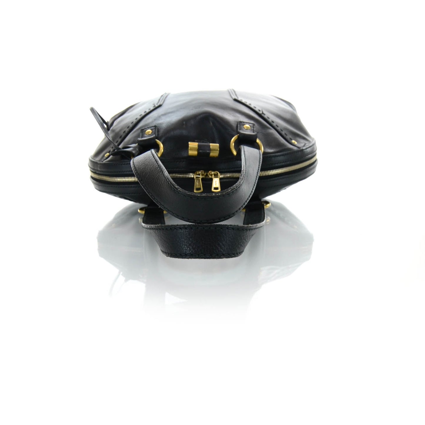 Leather Oversized Muse Black