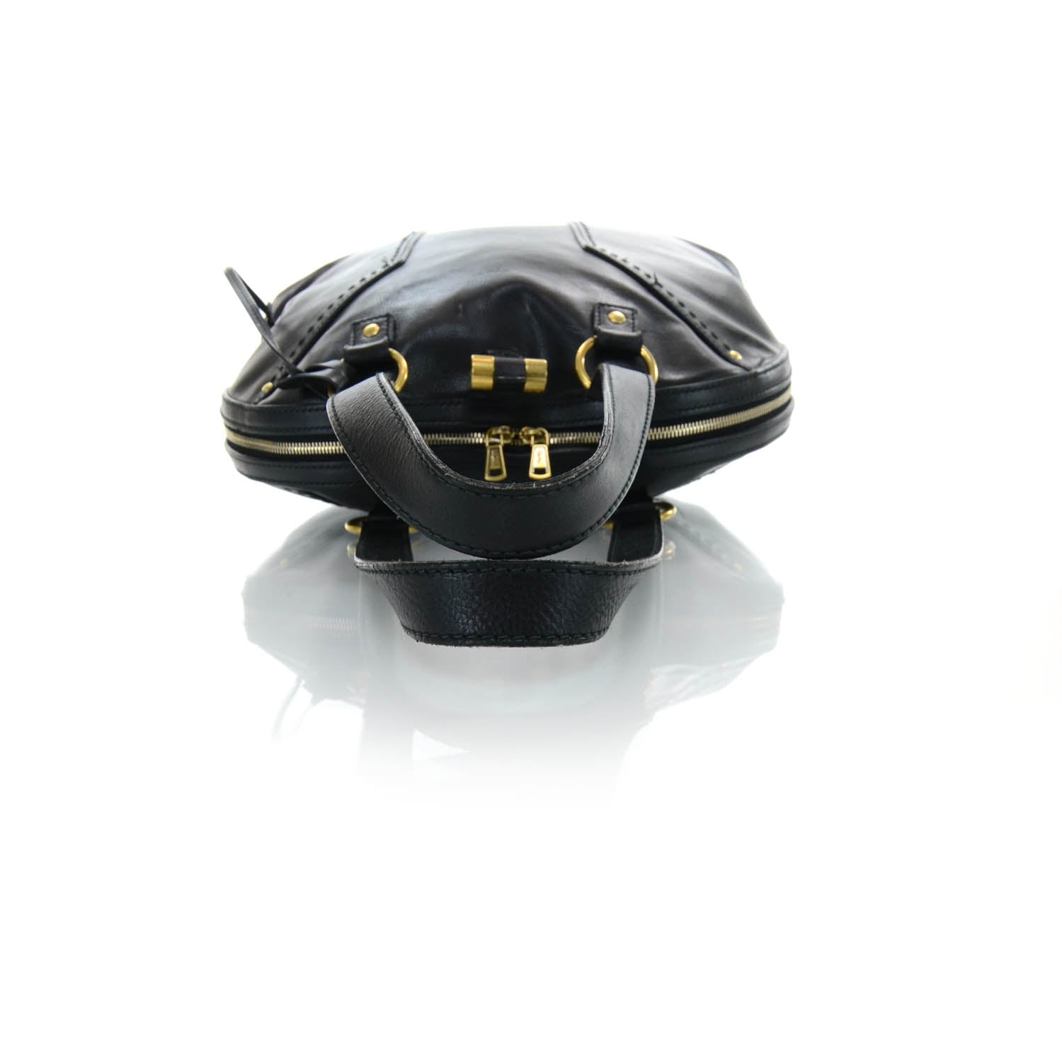 Saint Laurent Leather Oversized Muse Black 5 of 14