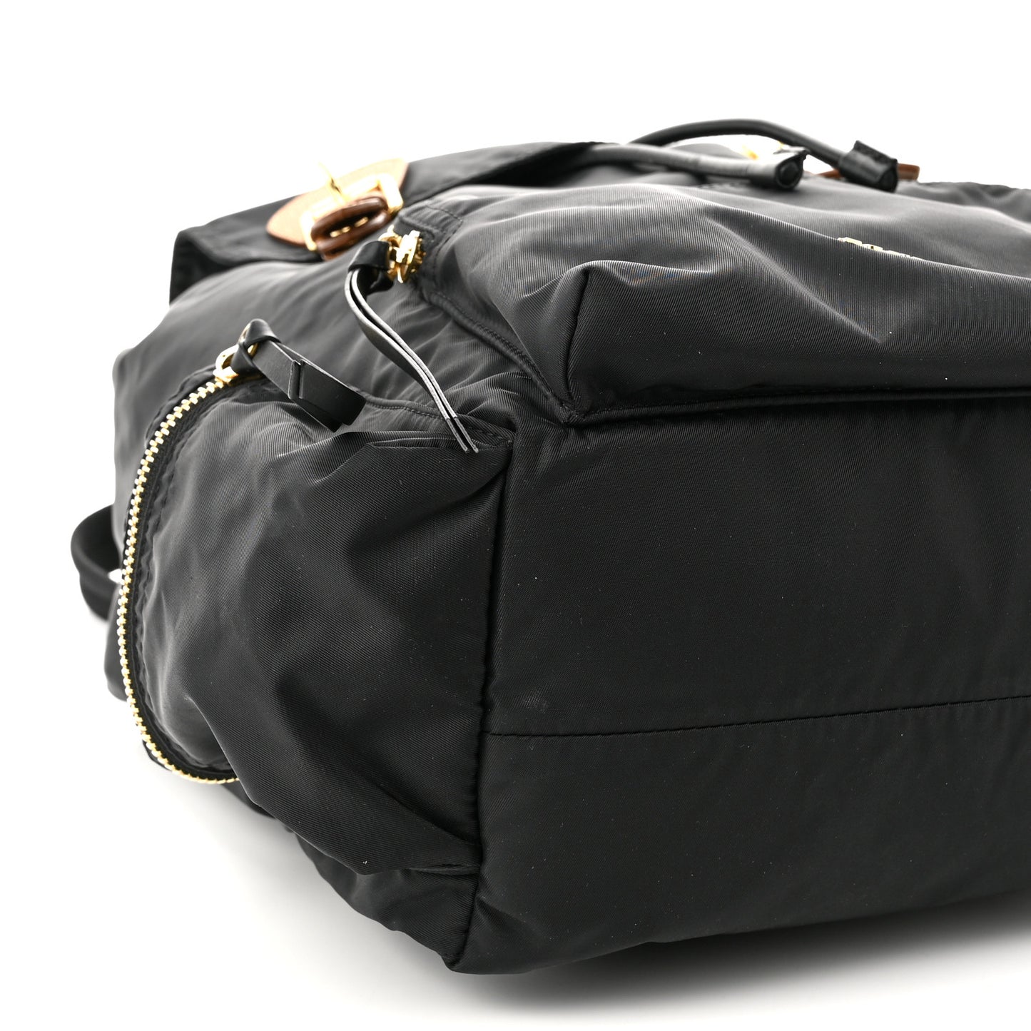 Nylon Large Rucksack Backpack Black