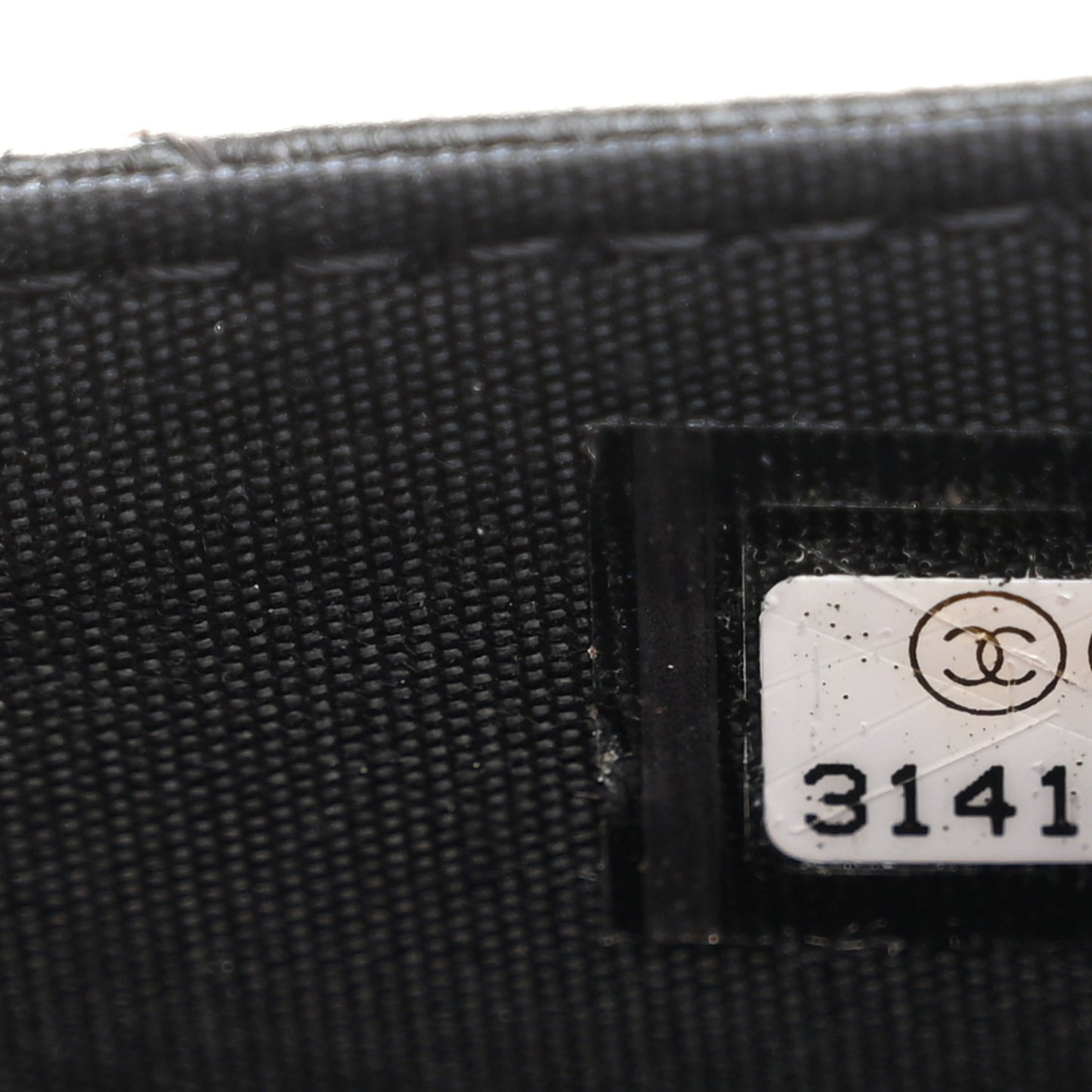 Lambskin Quilted Infinity Wallet On Chain WOC Black