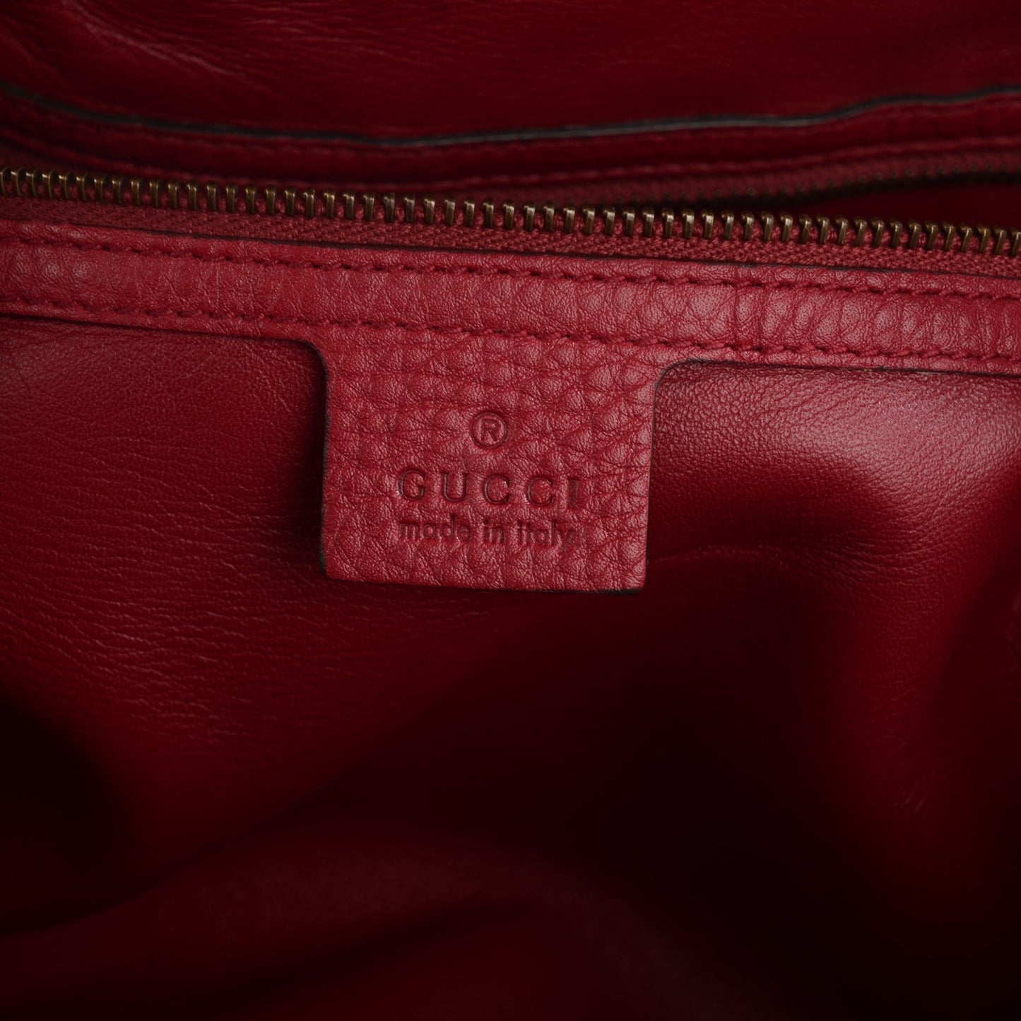 Python Large Hip Bamboo Shoulder Bag Raspberry