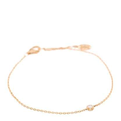 Cartier 18K Yellow Gold Diamond XS D'Amour Bracelet 1 of 5