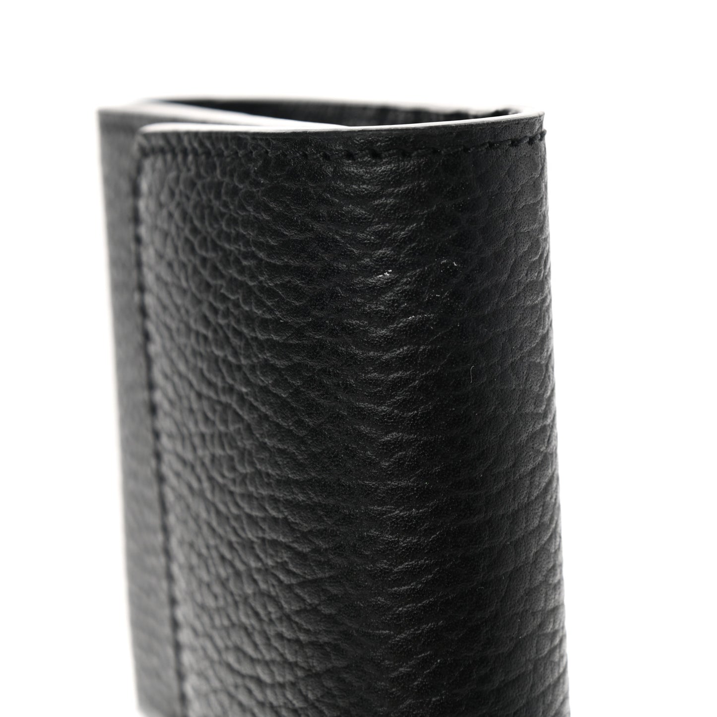 Dollar Calfskin Interlocking G Continental Wallet Black