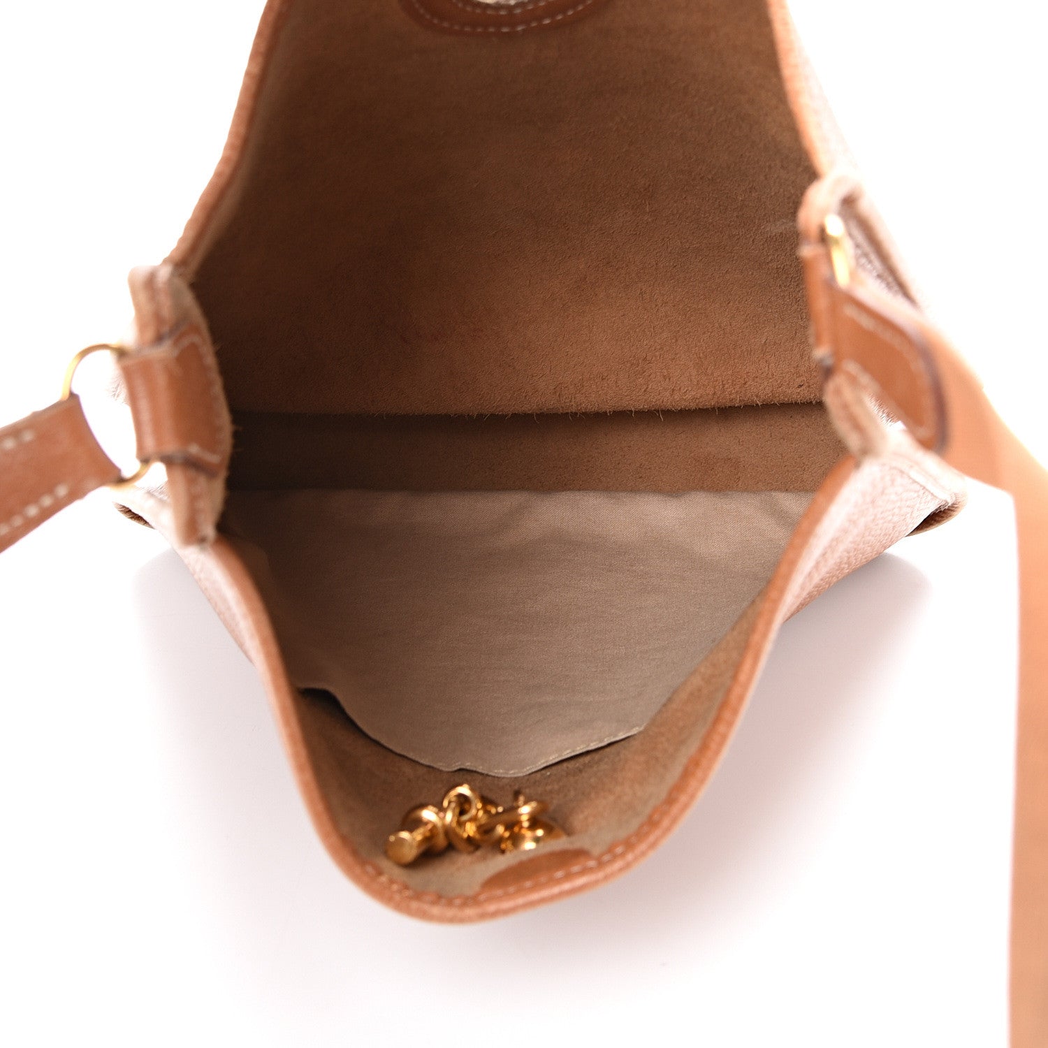 Hermes Taurillon Clemence Vespa PM Gold 4 of 23