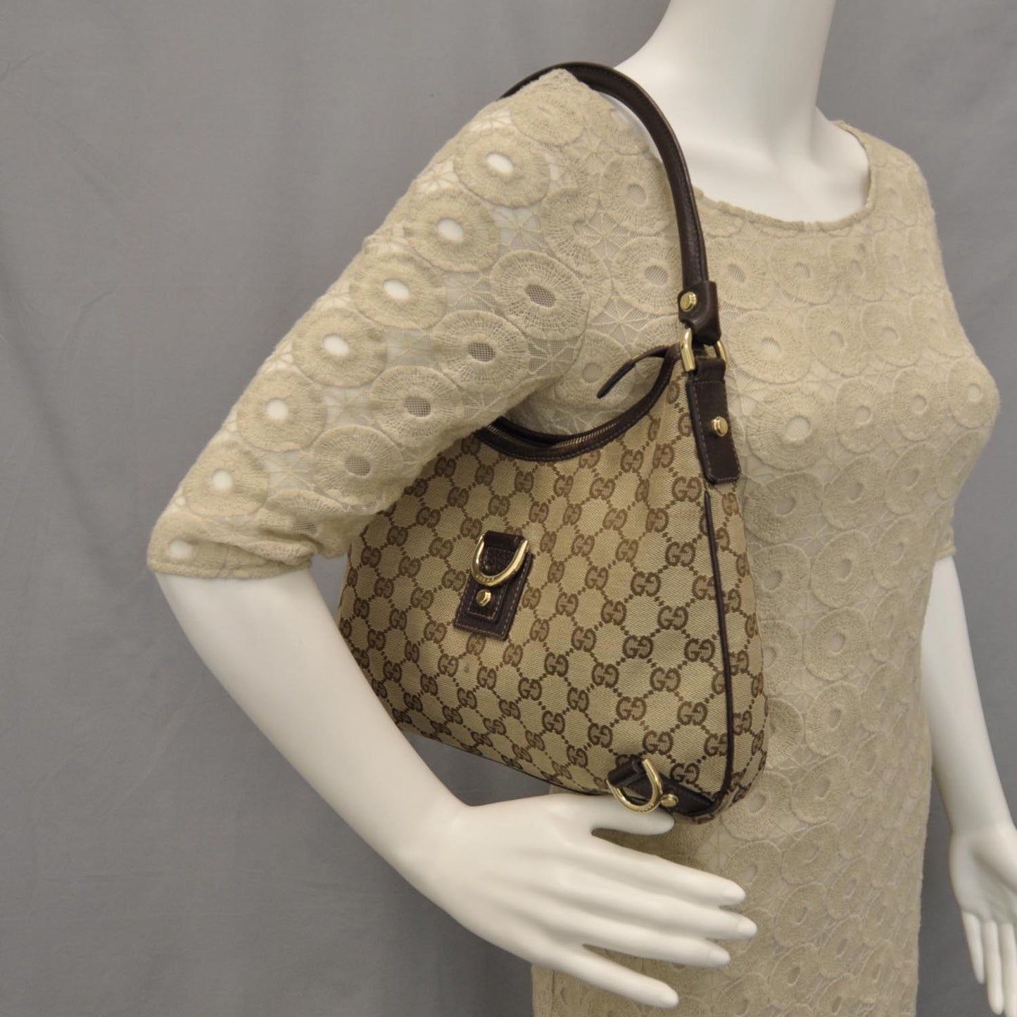 Monogram Small Abbey Hobo Ebony