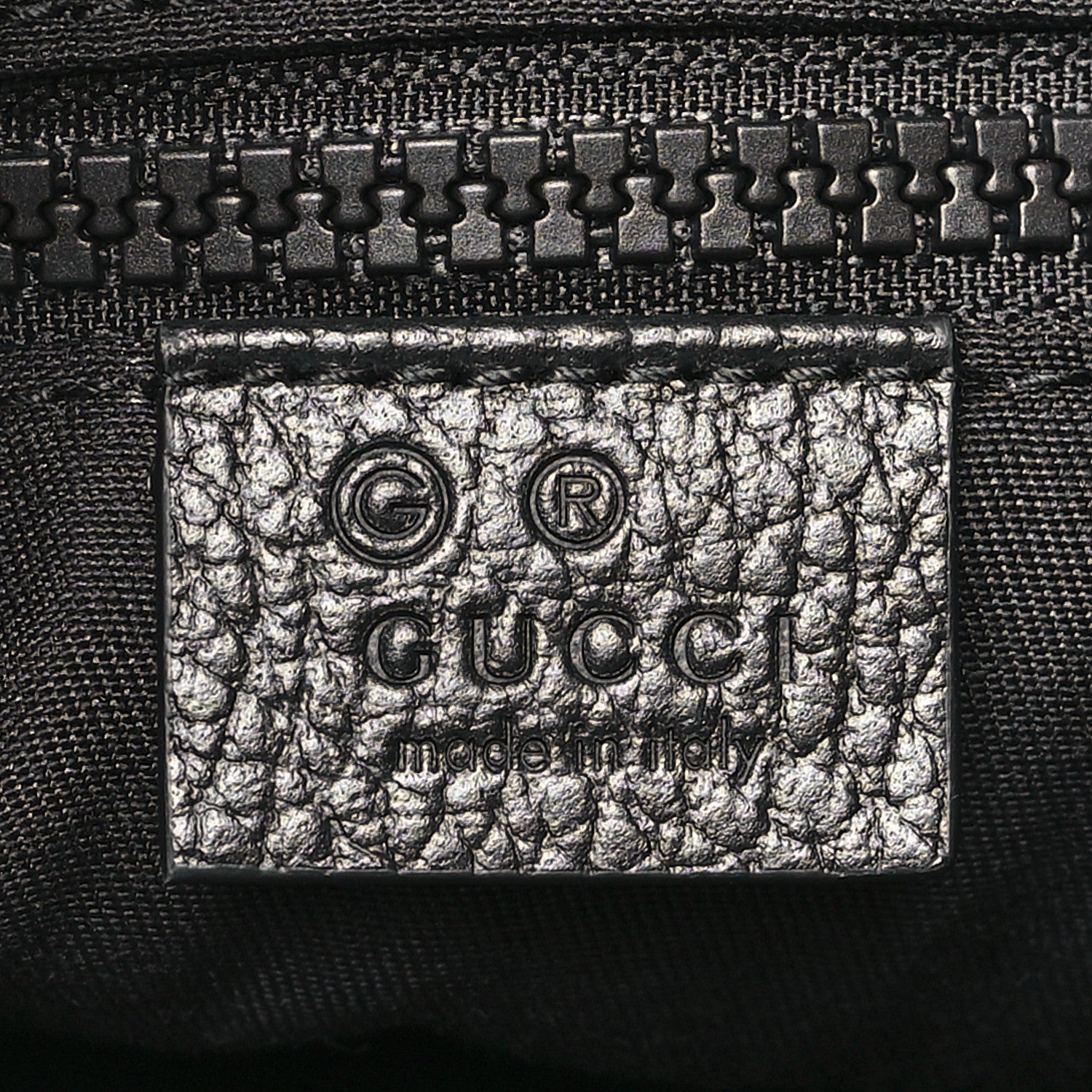 Gucci Nylon Monogram Small Flat Messenger Bag Black 5 of 9
