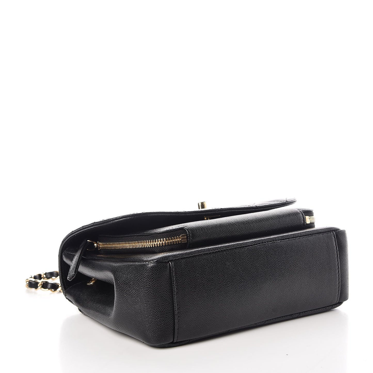 Caviar Quilted Medium Business Affinity Flap Black