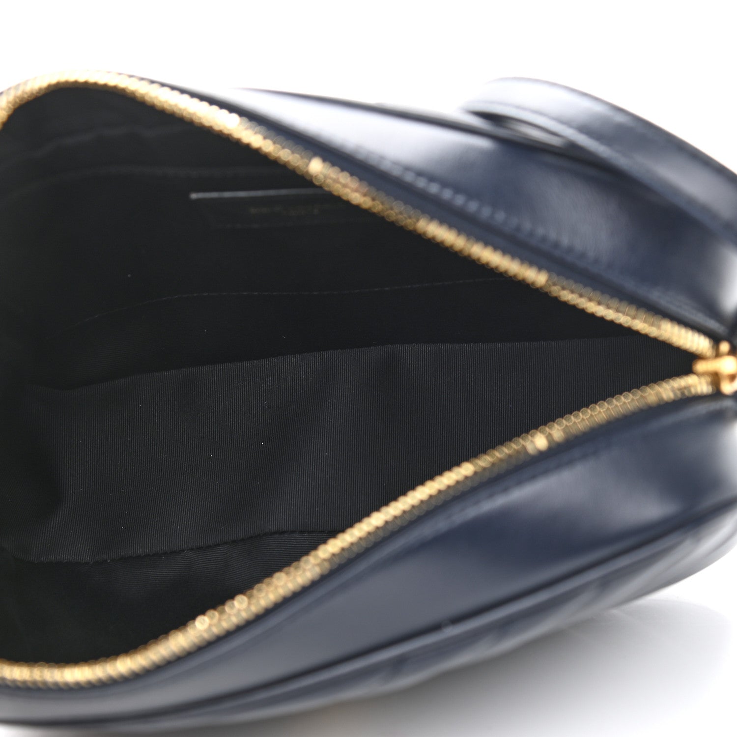 Saint Laurent Calfskin Matelasse Monogram Lou Camera Bag Navy 5 of 9