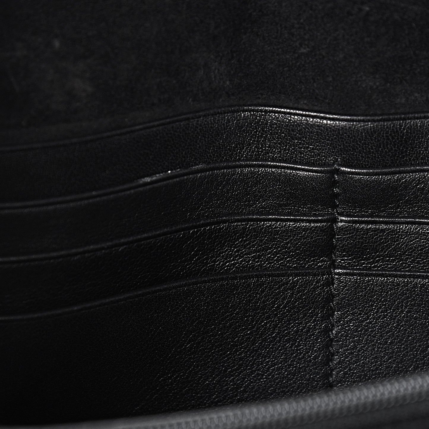 Patent Microguccissima Nice Wallet Black