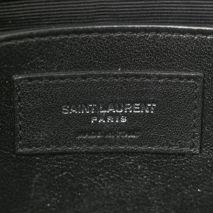 Saint Laurent Grain De Poudre Small Classic Monogram Kate Tassel Satchel Black 6 of 11