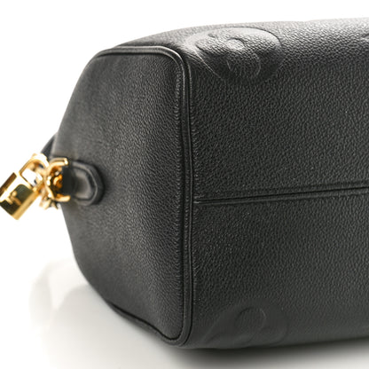 Louis Vuitton Empreinte Monogram Giant Speedy Bandouliere 25 Black 7 of 9