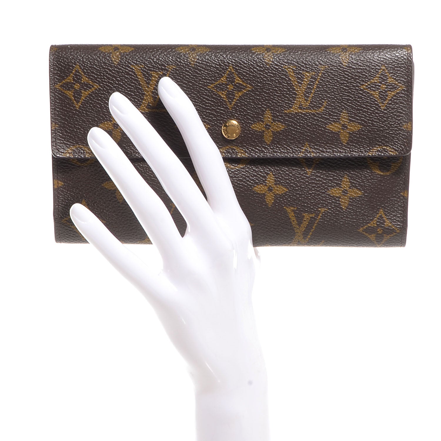 Louis Vuitton Monogram Porte Tresor International Wallet 2 of 7