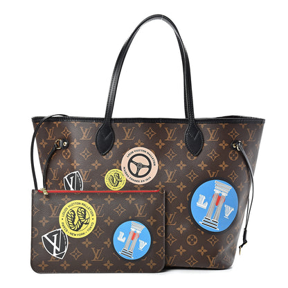 Louis Vuitton Monogram World Tour Neverfull MM 1 of 12