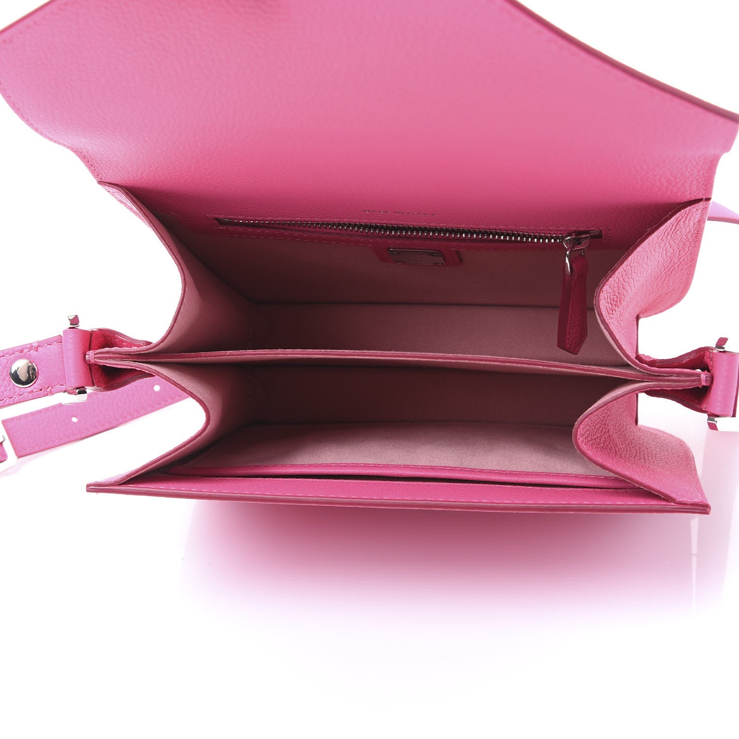 MCM Calfskin Patricia Small Crossbody Bag Pink 4 of 9