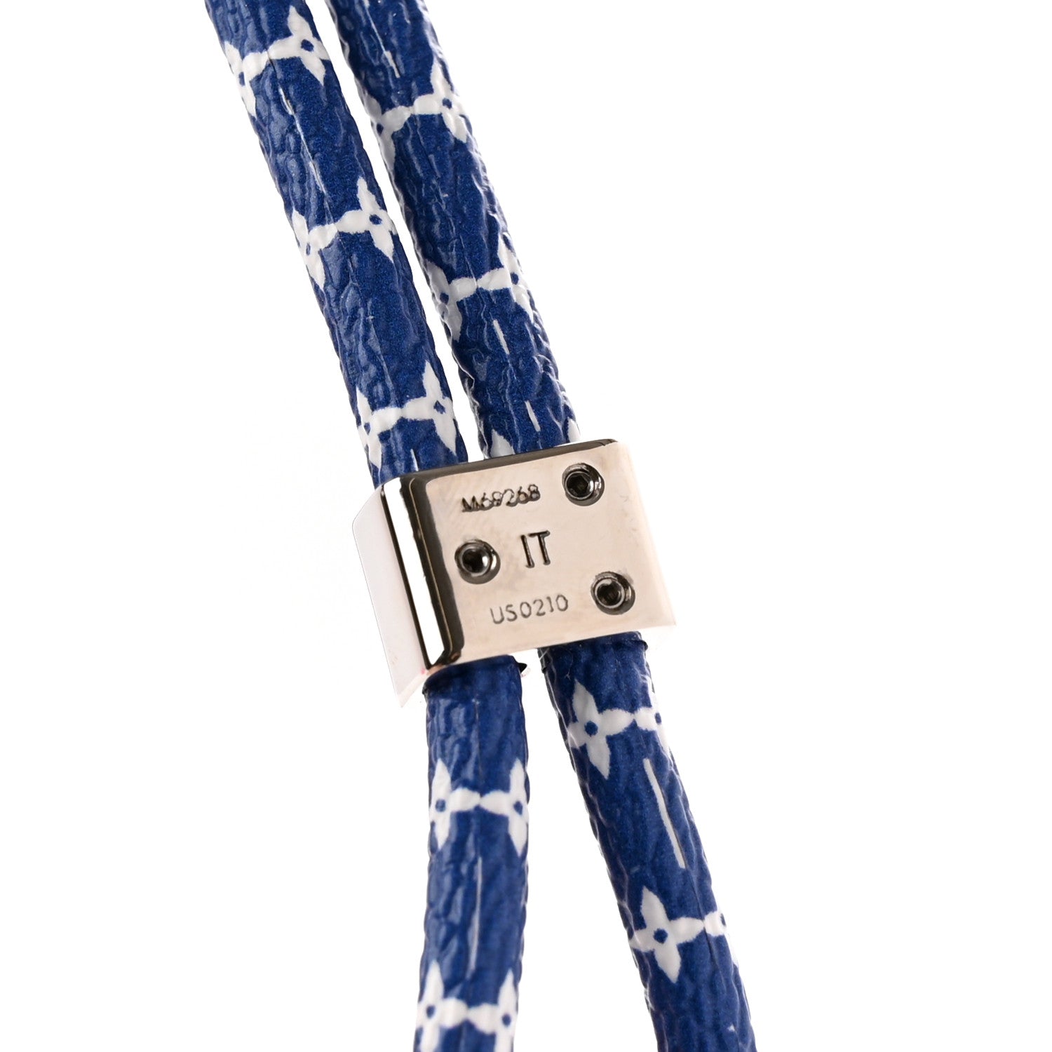 Louis Vuitton Monogram Silicone Louise Phone Holder Blue 4 of 7